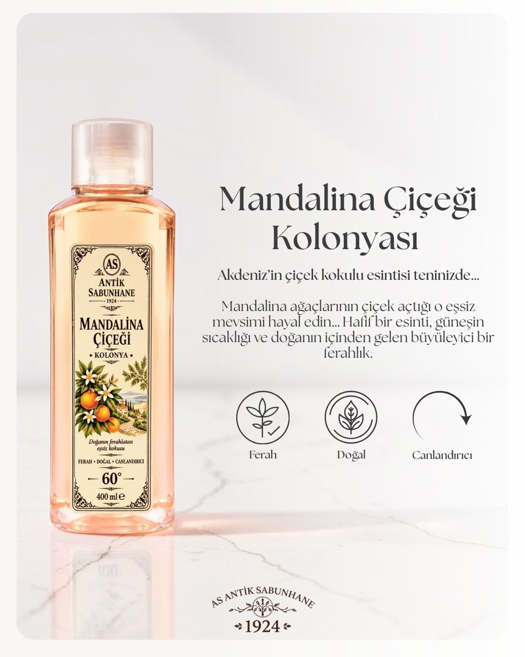 Mandalina Çiçeği Kolonyası